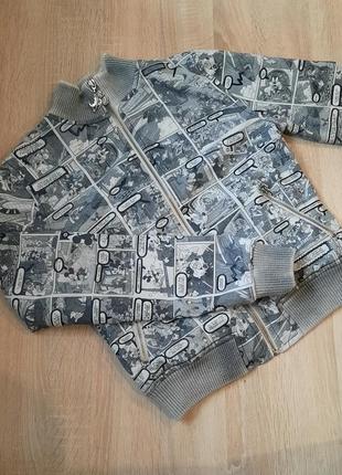 Теплая кофта на молнии mickey mouse