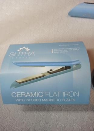 Плойка, прасочку для волосся sutra ceramic flat iron, кераміка5 фото