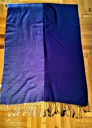 Розкішна велика шаль / палантин. 80- % шовк , 20 % віскоза.