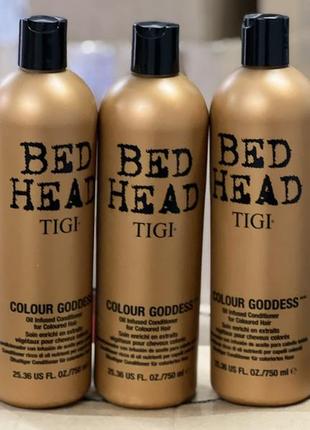 Кондиционер для окрашенных волос tigi bed head color goddess oil infused conditioner for coloured hair