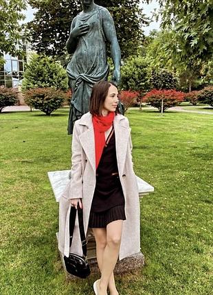 Пальто с шерстью h&m 36/s