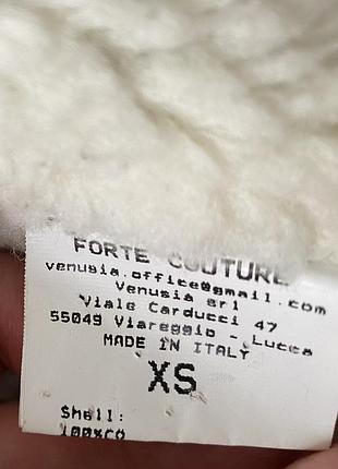 Куртка forte couture italy парка кутюр бренд оригінал