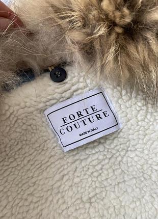 Куртка forte couture italy парка кутюр бренд оригінал