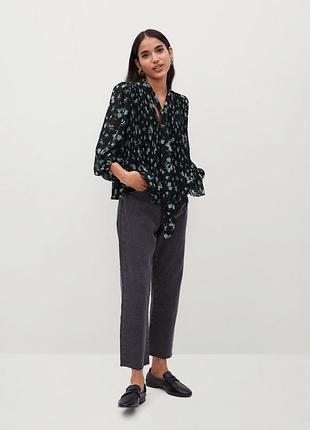 Блуза mango floral в квітковий принт