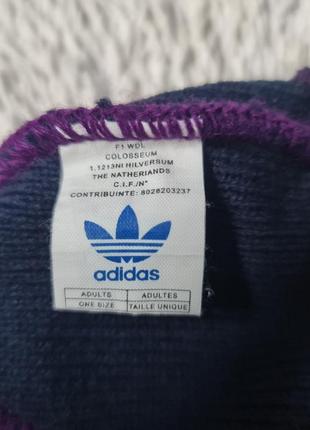 Зимняя синяя  шапка  adidas  y-3 293146 фото