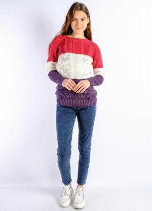 Женский  свитер  полушерстяной8 фото