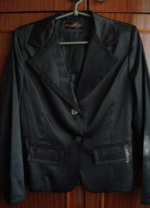 Шикарный фирменный деловой пиджак размер 423 фото