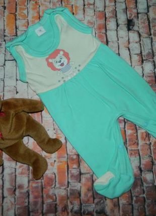 0-1 місяць повзунки на новонародженого grafix