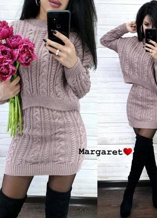 Костюм "мадлен". светр спереду коротший