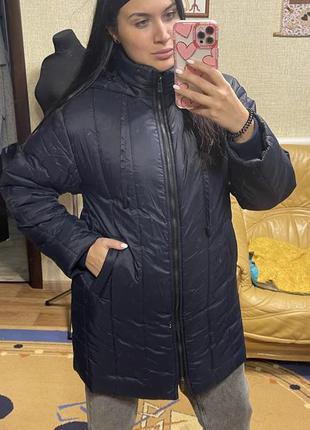 Жіноче стьобане пальто с утеплювачем