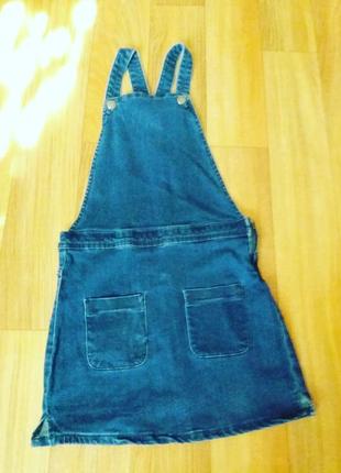 Дуже стильний та лаконічний джинсовий сарафан-комбез від john lewis