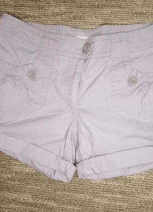 Короткі сірі шорти h&m женские шорты1 фото