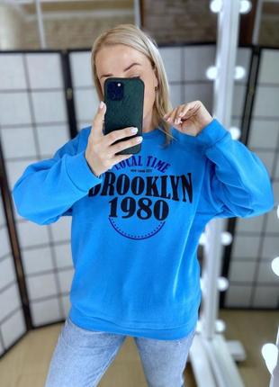 Жіночий світшот на флісі ar-1291 brooklyn4 фото