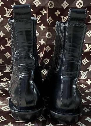 Оригинал.стильные,брендовые,кожаные челси-ботинки-казаки paco rabanne5 фото