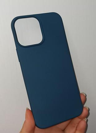 Чохол матовий силіконовий на iphone 13 pro max, бампер силіконовий на айфон 13 про