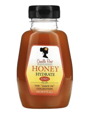 Honey hydrate “leave-in” camille rose, зволожуючий незмивний лівін кондиціонер крем бальзам