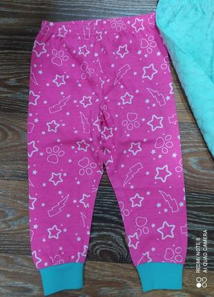 Комплект піжамних штанців на 1.5-2 роки3 фото