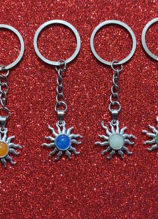 Брелок-славянкий оберіг сонце -світиться.