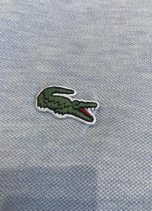 Lacoste блакитне поло3 фото