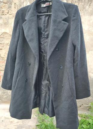 Натуральне вовняне пальто easy comfort, класика.7 фото