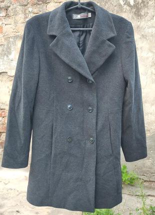 Натуральне вовняне пальто easy comfort, класика.3 фото