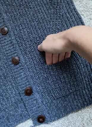 Кардиган кофта свитер на пуговицах трендовый m&s4 фото