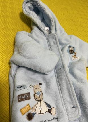 Теплий чоловічок, ромпер, флісовий