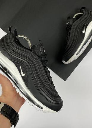 Кроссовки nike air max 97 (gs) black white original