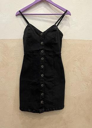 Джинсовий сарафан манго