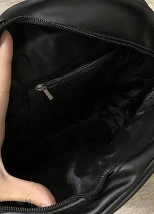 Черный женский рюкзак мини6 фото