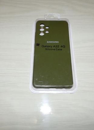 Чохол silicone case для samsung galaxy a32 4g2 фото