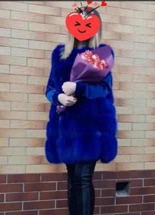 Песцовая жилетка (есть нюансы)