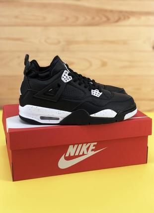 ❗️new ⭐️air jordan 4 black/white