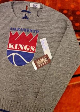 💯🏀 оригинал. мягкий женский свитер на завязках touch by alyssa milano x nba sacramento kings.5 фото