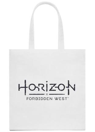 Шоппер / еко-сумка horizon zero dawn/forbidden west 2 (білий)