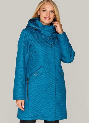 Бирюзовая демисезонная куртка