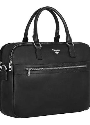 Мужская сумка для ноутбука david jones (6698) черная