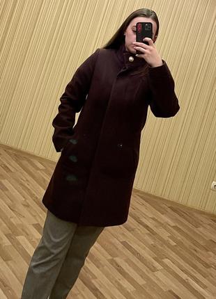 Пальто кашемірове коричневого кольору розмір м