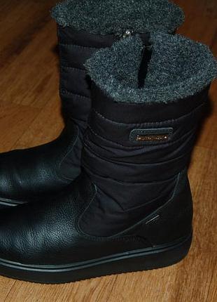 Зимние кожаные сапоги ботинки на мембране 36 р primigi goretex