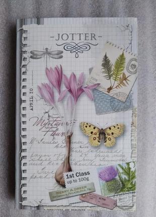 Блокнот в6 120 арк  клітинка ,"мандарин"