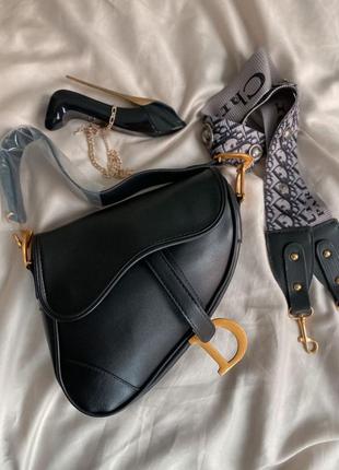 Женская сумка седло saddle black