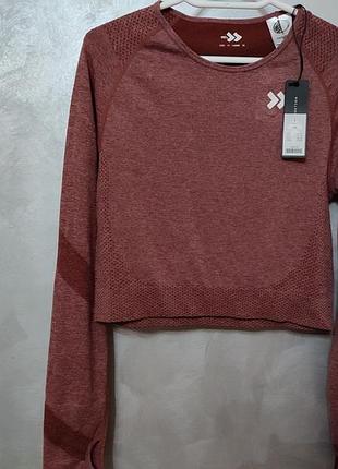 Спортивный бесшовный лонгслив кофта  157 function