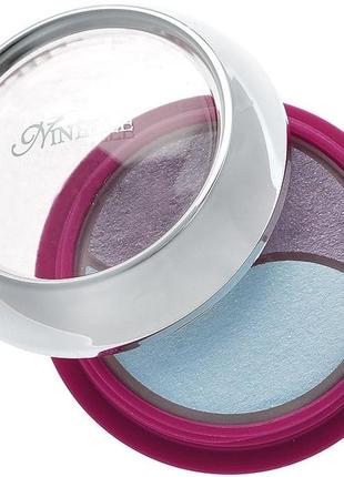 Тіні для повік компактні подвійні ninelle compact eyeshadow в рефиле