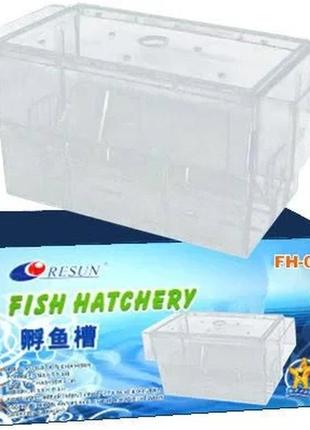 Осадник для риби resun fh-02, 16х8х7.5 см на 1 літр