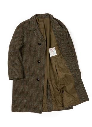 Dunn & co harris tweed вінтажне шерстяне твідове пальто bmh013808