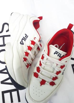 Стильні жіночі білі кросівки fila\оригинал\р.39
