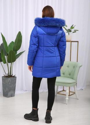Зимняя фабричная женская короткая куртка с манжетами. бесплатная доставка5 фото