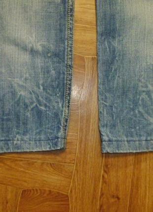 Брендовые джинсы прямые средняя посадка синие весна-осень,винтаж5 фото