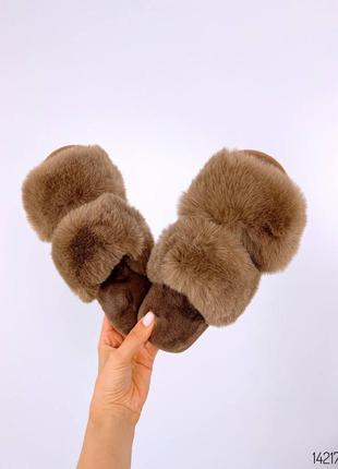 Тапочки  капці домашні мякі пухнасті з хутром
