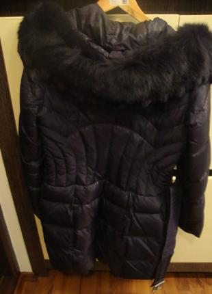 Зимнее пальто, натуральный мех peercat2 фото